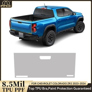 For Chevrolet Colorado ZR2 2023-2024 Rear Trunk PreCut Paint Protection Film PPF - Picture 1 of 19