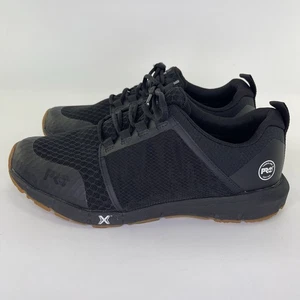 Timberland Pro Radius Soft Toe Work Black Mesh Sneakers Men’s Sz 10.5 Wide - Picture 1 of 10