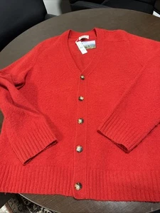 Men’s Shetland wool Cardigan SZ 2XL NWT - Picture 1 of 10