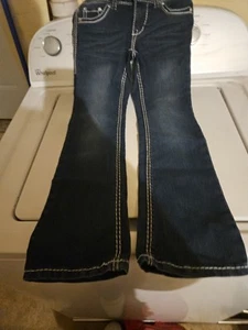 Xhilaration Girls Size 7 Boot Cut Flare Leg Jeans - Picture 1 of 3