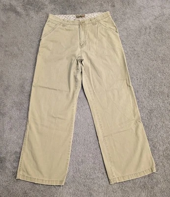 Vintage BKE Clark Wide Leg Baggy Khaki Pants Mens 32x30 Beige Y2K Bootcut Brown  - Image 1 of 4