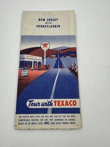 Vintage Road Map Texaco New Jersey PA NOS - Picture 1 of 9