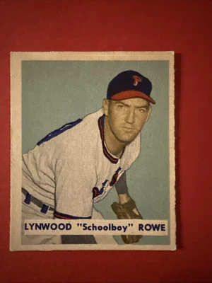 1949 BOWMAN #216 SCHOOLBOY ROWE PHILLIES EX-MT SET BREAK 517219 (KYCARDS) - Image 1 of 2
