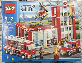 Lego City 60004 Fire Station - Brand New In Sealed Box - Retired From 2013