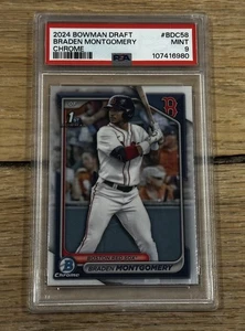 2024 BOWMAN DRAFT BDC58 BRADEN MONTGOMERY CHROME PSA 9 - Picture 1 of 2