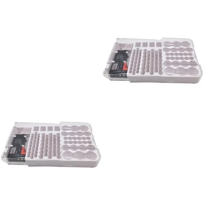  2 pcs Special Battery Tester Portable Battery Storage Case Large Capacity - Image 1 of 4