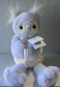 The Manhattan Toy Company Oakley Owl Plush Super Soft Baby Rattle NW Tags Clean - Picture 1 of 5