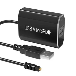 USB a to Optical Audio Adapter,Unidirectional USB a to SPDIF Digital Optical and - Picture 1 of 7