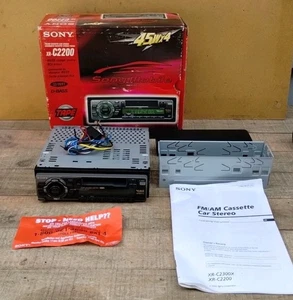 Vintage Sony AM/FM Cassette Car Stereo XR-C2200 - Used ..Nice - Picture 1 of 8