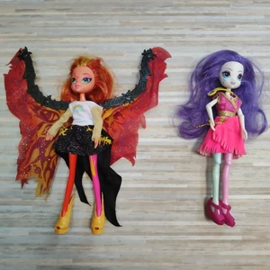 Muñeca My Little Pony Equestria Niñas Arco Iris Rocas Neón Rareza y Brillo Puesta de Sol - Imagen 1 de 12