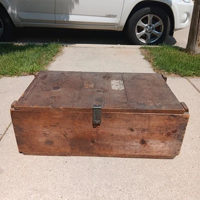 Антикварный деревянный ящик для сундука *American Railway Express* 1920 г. Огайо - Изображение 1 из 4