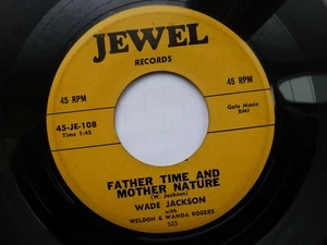 WADE JACKSON 45 'FATHER TIME' USA JEWEL HOT 1960 TEXAS HILLBILLY COUNTRY BOP VG - Picture 1 of 2