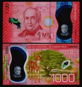COSTA RICA: B564a P#new 1000 Colones 20.9.2019 (2021) Uncirculated Banknote. - Picture 1 of 1
