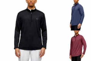 Greg Norman Men’s Active Quarter Zip Top - Picture 1 of 36