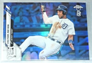 2020 Topps Chrome Ben Baller Did The Card Blue Refractor #/75 Victor Reyes #126 - Picture 1 of 1