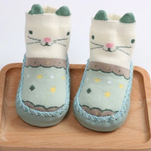 Baby Socks Toddler Kids Anti-slip Slipper Socks for 0-18 Months Boys Girls Shoes - Picture 1 of 16