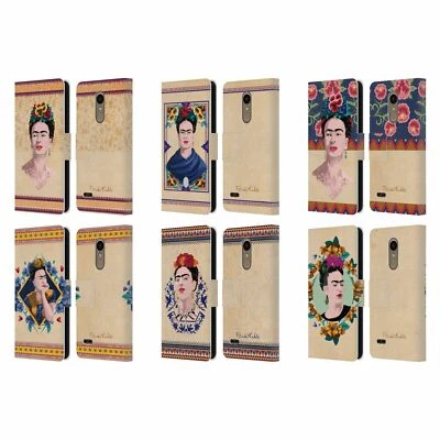 OFFICIAL FRIDA KAHLO PORTRAIT LEATHER BOOK WALLET CASE FOR LG PHONES 1 - Image 1 of 4