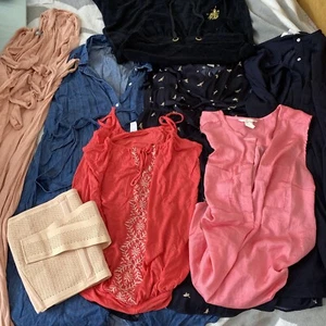 Maternity Bundle Size M H&M ASOS Ralph Lauren Polo Belt 5 Dresses 2 Tops &Belt - Picture 1 of 1
