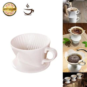 Ceramic Porcelain Drip Coffee Cone Filter Brewer with 3 holes Brewer 102 Type - Picture 1 of 4