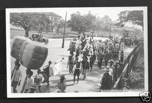 Hong Kong photo postcard Funeral Procession China 30s - Picture 1 of 1