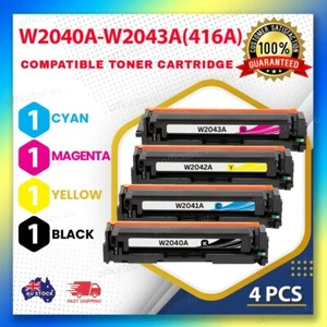 4x Non-OEM Toner W2040A-W2043A for HP 416A LaserJet M454dn M454dw M479dw M479fdn - Picture 1 of 1
