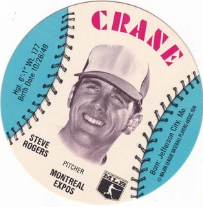DISCO GRU 1976 STEVE ROGERS MONTREAL EXPOS - Foto 1 di 2