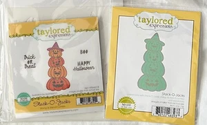 Taylored Expressions STACK-O-JACKS Stamp & Stencil Combo and Die NEW - Picture 1 of 4