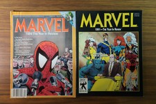 Marvel 1989 and Marvel 1991 The Year in Review Issues