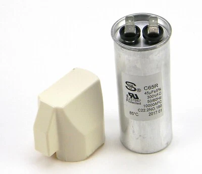 Condensador C65R 45uF +-5% 300VAC para deshumidificador Whirlpool WDH70EAPW 70 pintas Foto 1 de 3