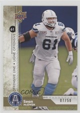 2018 Upper Deck CFL Gold /50 Sean McEwen #167