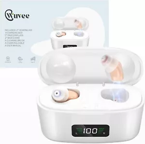 Invisible Rechargeable Hearing Aids for Seniors Adults with Noise Cancelling - Picture 1 of 8