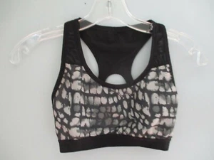 Danskin Now Women's Size S Black and Gray Sports Bra - Picture 1 of 12