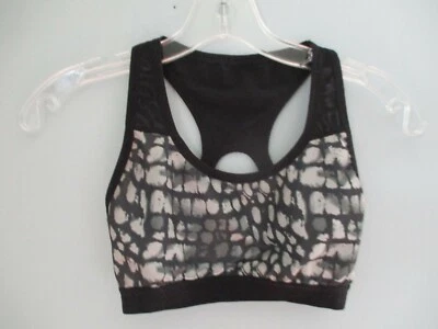 Sujetador deportivo para mujer Danskin Now talla S negro y gris  Foto 1 de 4