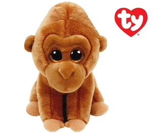 TY BEANIE BABIES MONROE ORANGO ORANGUTAN SCIMMIA MONKEY 15 CM T 42123 BOOS - Picture 1 of 1