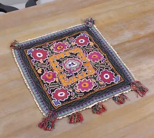 Bolsa Espejo Uzbeko Uzbeko Colgante de Pared 17,72"" x 18,50"" DE COLECCIÓN ENVÍO RÁPIDO 14604 - Imagen 1 de 12