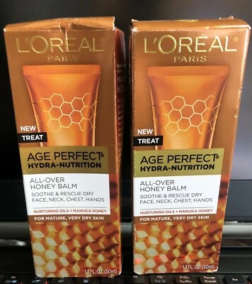  Bálsamo de miel L’Oreal Paris Age Perfect Hydra-Nutrition - Paquete de 2 Foto 1 de 2