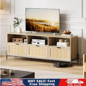 New TV Stand for 75inch TV Entertainment Center with Storage Console Table - Picture 1 of 9