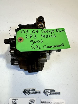 Dodge Ram 2500 3500 2003-2007 5,9 L Cummins CP3 bomba de inyección OEM riel común Foto 1 de 4