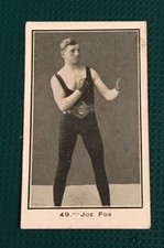 1923 Burstein Isaacs & Co Famous Prize Fighters #49 JOE FOX