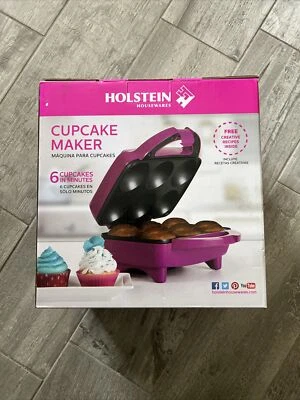 Holstein предметы домашнего обихода - антипригарный кекс производитель красный - делает 6 чашек торты кексы... - Изображение 1 из 3