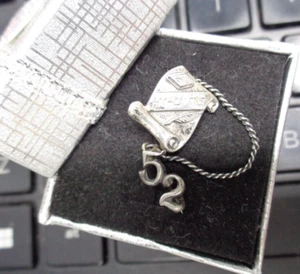 Vtg Estate Jewelry ~ Sterling Silver HI-LITE 1952 LYNDHURST OH High School Pin - Picture 1 of 8