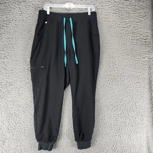 Pantalones Figs para mujer 32 negros elásticos tiro alto FreeX Jogger W23SW2008P - Imagen 1 de 13