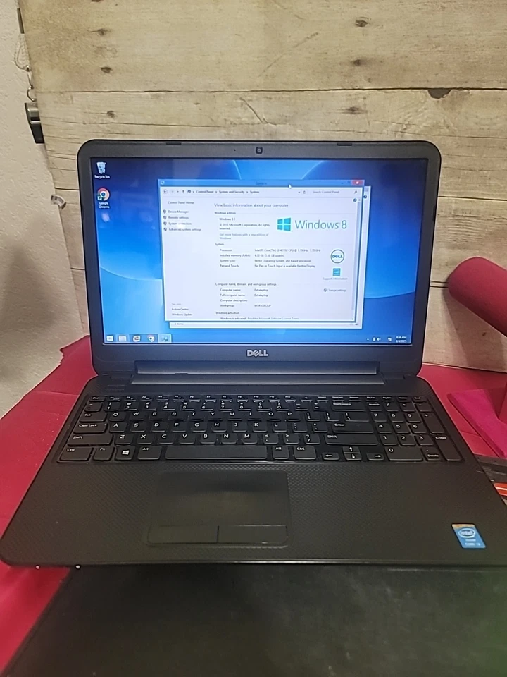 Dell Inspiron 3537 15" Laptop Intel Core i3-4010U @ 1.7GHz Windows 8.1 Works - Image 1 of 4