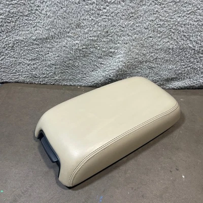 💎 2011-2018 Chrysler 300 Charger Console Lid Center Leather Armrest OEM Beige - Image 1 of 4