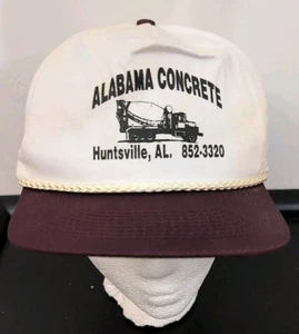 De Colección Alabama Concrete Huntsville, AL Cuerda Snapback Cobra Gorra Sombrero - Imagen 1 de 12