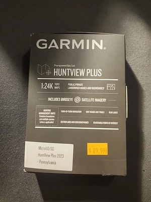 Garmin Huntview Plus Pennsylvania  Maps 2023 Deer Coon Tracker Property Lines - Image 1 of 3