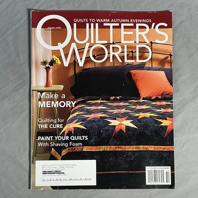 Quilter's World October 2005 Make A Memory Quilting For The Cure ￼ - Image 1 of 3