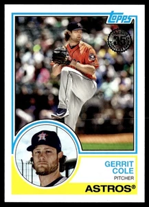 GERRIT COLE 2018 TOPPS UPDATE 1983 HOUSTON ASTROS #83-31 - Picture 1 of 2