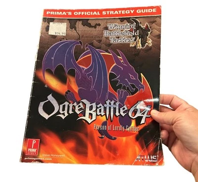 Ogre Battle 64 Person of Lordly Caliber Prima Official Strategy Guide N64 READ! - Image 1 of 4