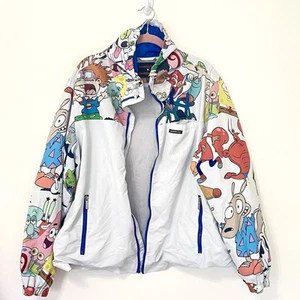 Member’s Only Jacke Nickelodeon XXL Windbreaker Kapuze Sponge Bob Rocko Rugrats - Bild 1 von 19